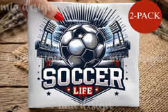 Soccer Life PNG, Sports Sublimation Design Product Image 1