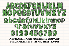 St patrick alphabet png clipart, st patrick letters doodle Product Image 2