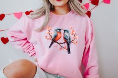 Breeds of Valentine Kissing Birds, Valentine's Day Clipart Product Image 2