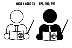 Teacher Icons Product Image 1