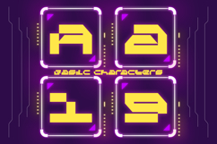 Cyber Grid - Cyber Crypto Font Product Image 2