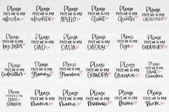 Please Pass Me To My ... Family SVG Bundle Product Image 2