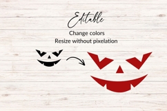 Creepy Jack O Lantern Face SVG Product Image 2