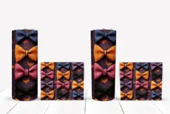 Halloween Bows Tumbler Wrap, Cute Halloween Tumbler PNG Product Image 2