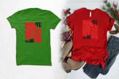 Bold Red Abstract Floral Embroidery Design File Product Image 2