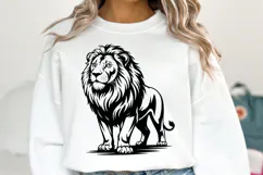 Lion svg Design | Svg Cut Files | Shirt Svg Product Image 1