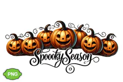 Spooky Season PNG, Spooky Season Halloween Sublimation PNG Product Image 2