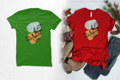 Abstract Leaf Line Art Embroidery Design Product Image 2