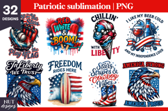 Patriotic quote, 4th of July sublimation Cowboy Eagle Proud Product Image 2
