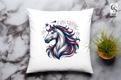 Patriotic Horse Clipart PNG Product Image 2