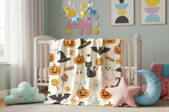 Soft fabric baby blanket mockup Product Image 4