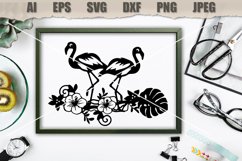 Clipart Flamingo SVG Product Image 4
