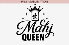 Mahjong quote png design for T-shirts Product Image 4