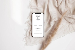 Modern Save the Date Digital Invitation Template Product Image 2