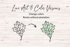 Hand Drawn Autumn Leaf SVG Product Image 2