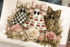 Coquette Ghost Trio PNG Design coquette ghost png, ghost Product Image 5
