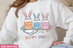 Hoppy Squad PNG, Retro Nurse Easter Sublimation PNG Product Image 2