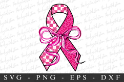 Pink Ribbon| Breast Cancer SVG | Pink Ribbon Product Image 1