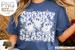 Spooky Season Ghost PNG, Polka Dot DTF Product Image 6
