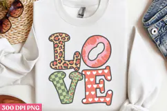Love PNG, Valentine Dog Sublimation PNG Product Image 2