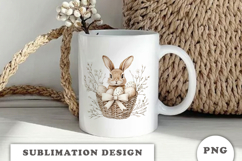 Watercolor Easter Bunny png Product Image 2