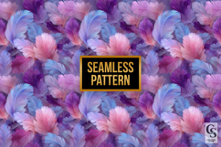 Pastel Feather Digital Paper Pattern Product Image 2