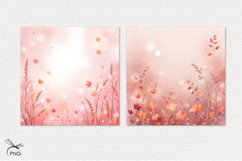 Autumn flowers digital paper Product Image 2