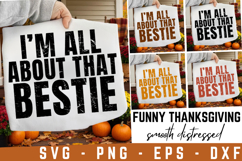 I&#039;m All About That Bastie Svg | Funny Thanksgiving Svg Product Image 1