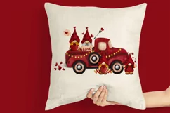 Dwarfs on a truck for Valentine's Day, valentine's day Product Image 2