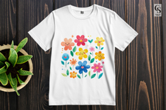 Cute Smiling Daisy Sunflower Clipart Sublimation PNG Product Image 2