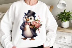 Romantic Gentleman Animal clipart, Watercolor Clipart Product Image 2