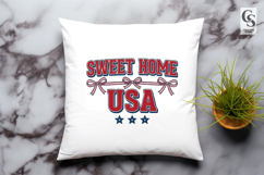 Red, White &amp; Blessed Patriotic Sublimation PNG Product Image 2
