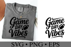 Game Day Vibes Svg | Sport Svg | Shirt Svg Product Image 1