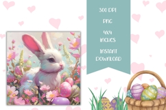 Colorful Easter Square Coaster Designs, Floral Coasters Product Image 2