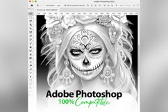 40 Procreate Day of the Dead Stamp Brushes Product Image 7