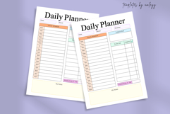 Daily Planner Aesthetic Template | Editable Canva Layout Product Image 2