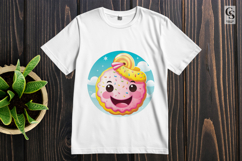 Cute Kawaii Dessert Face Clipart Sublimation PNG Product Image 2