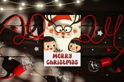 Merry Christmas Greeting Cards, Funny Christmas Family Card Product Image 2