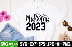 Welcome 2023 SVG Cut File Product Image 2
