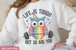 Life is tough but so are PNG, Motivational Sublimation PNG Product Image 2