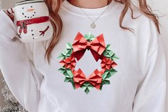 Christmas Origami Style Sublimation, Christmas PNG Product Image 2