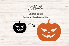 Scary Jack O Lantern Pumpkin SVG Product Image 2