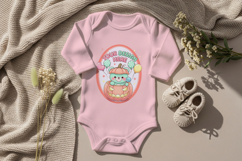 Baby cotton onesie mockup Product Image 2