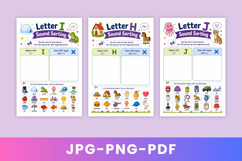 Beginning Sounds Sorting Workbook Product Image 2