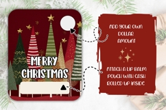 Christmas Tree Money Card Template, Christmas Tree Gift Card Product Image 2