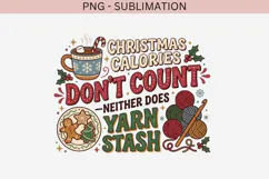 Christmas crochet png design for T-shirts Product Image 2