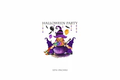 A family of dwarf witches for Halloween, Halloween gnome Product Image 2