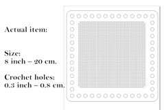 Base for embroidery basket square plywood digital download Product Image 2