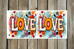 Boho style | 8 Hippie inscription Sublimation Mug designs Product Image 2
