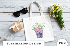 Watercolor Flowers Bouquet png Product Image 2